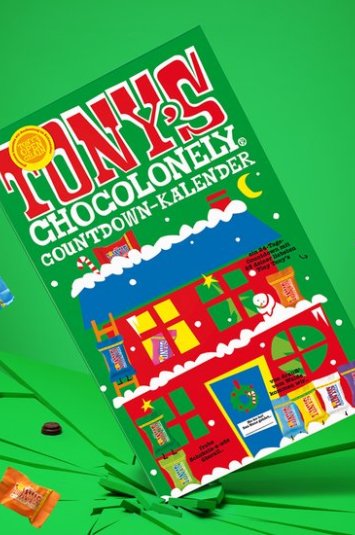 Tony's Chocolonely MEGA Adventskalender Chocolade 2024